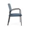 Lesro Newport Guest Chair Metal Frame, Charcoal, RS Rain Song Back, MD Titan Seat NP1101 - alternate 2